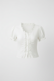 Ruffle Trim Baby Tee