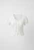 Ruffle Trim Baby Tee