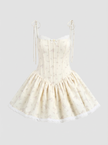 Blossom Cream Corset Mini