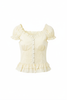 Ruffle Peplum Corset Top
