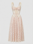 Seraphine Blush Lace Gown
