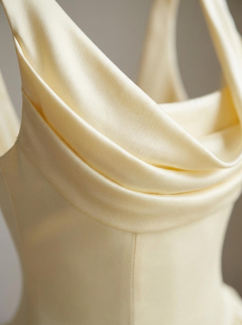 Buttercream Satin Corset Mini Dress