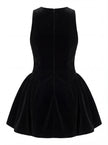 Bow Neck A-Line Dress