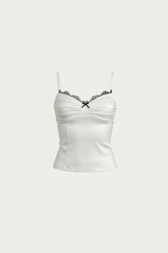 Midnight Lace Trim Camisole