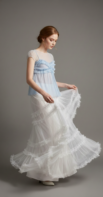 Celestial Ruffle Tulle Set