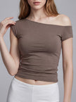 Everyday Muse One-Shoulder Tee