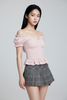 Ruffle Peplum Corset Top