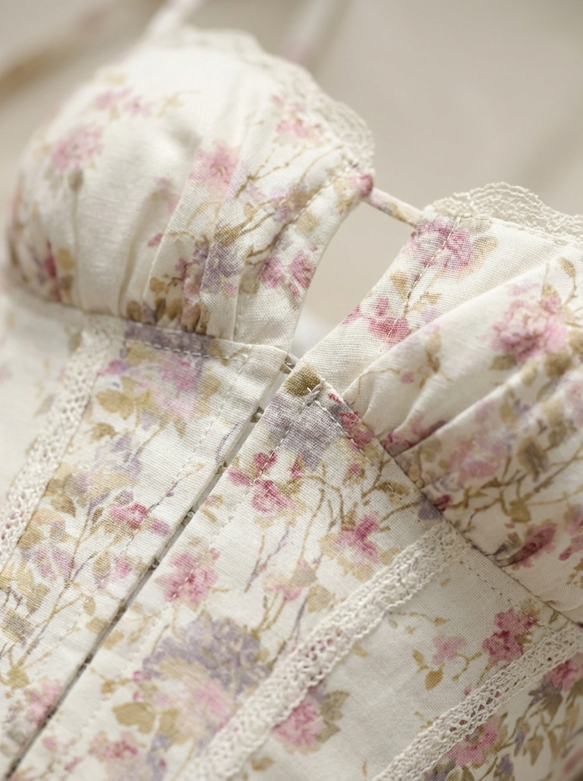 Ivory Garden Corset Dress