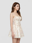 Ivory Garden Corset Dress