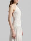 Aurelia Lace Halter Bridal Gown