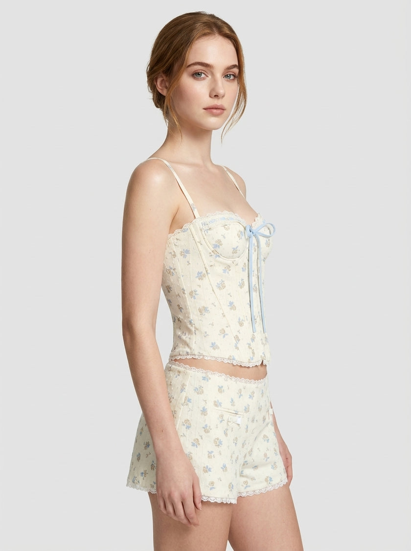 Bluebow Corset Mini Set – White