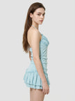 Skyfall Ruffle Mini Dress