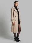 Cityline Belted Trench Coat – Beige