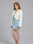 Frosty Nights Faux Fur Cropped Jacket