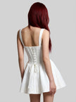 Frosted Lily Corset Mini Dress