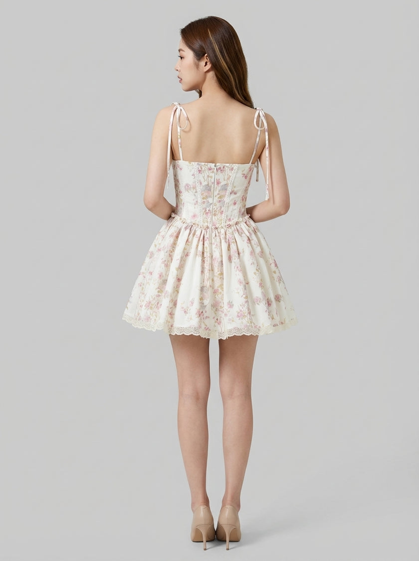 Ivory Garden Corset Dress