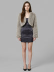 Frosty Nights Faux Fur Cropped Jacket