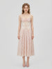 Seraphine Blush Lace Gown