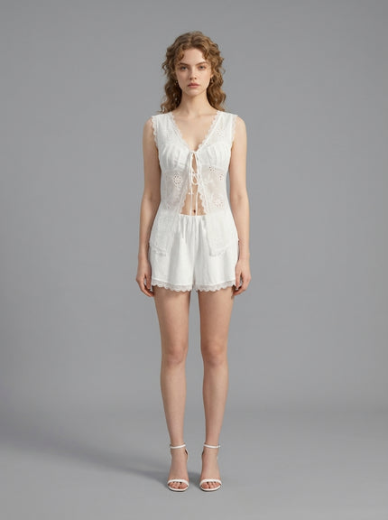 Celeste Eyelet Lace Summer Set