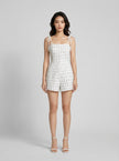 Snowfall Tweed Hourglass Romper