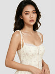 Blossom Cream Corset Mini