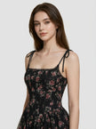 Midnight Roselle Corset Dress