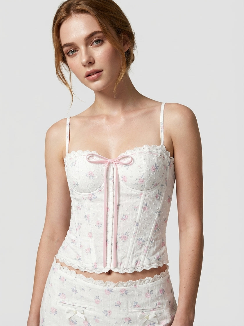 Bluebow Corset Mini Set – White