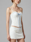 Bluebow Corset Mini Set – White
