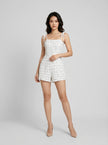 Snowfall Tweed Hourglass Romper