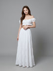 Santorini Breeze Off-Shoulder Maxi Set