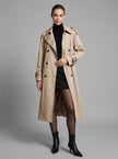 Cityline Belted Trench Coat – Beige