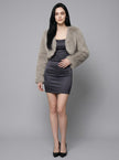 Frosty Nights Faux Fur Cropped Jacket