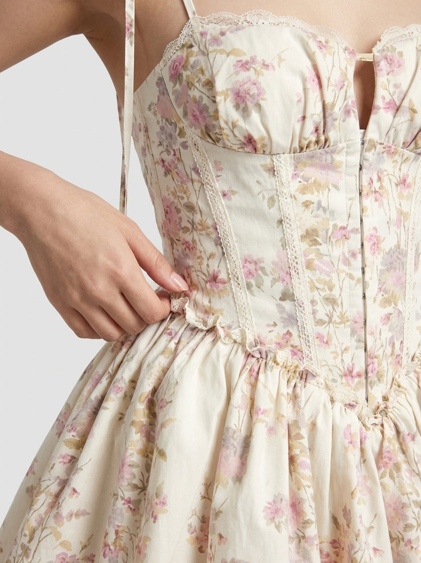 Ivory Garden Corset Dress