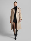 Cityline Belted Trench Coat – Beige