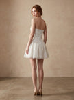 Embellished Strapless Mini Dress