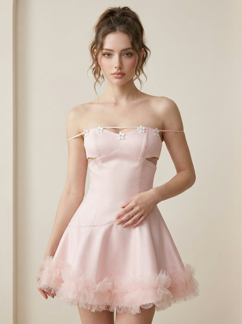 Rosalie Floral Corset Mini Dress